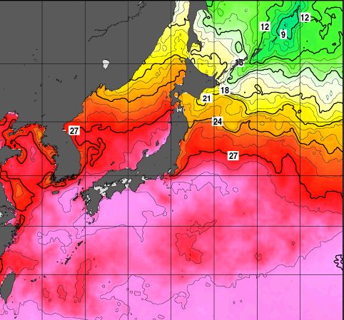 3つ同時発生台風１５号１６号17号