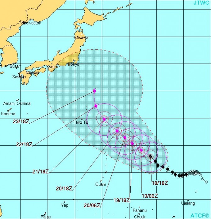 台風16号アッサニー