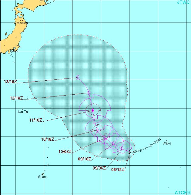 台風6号コンソン