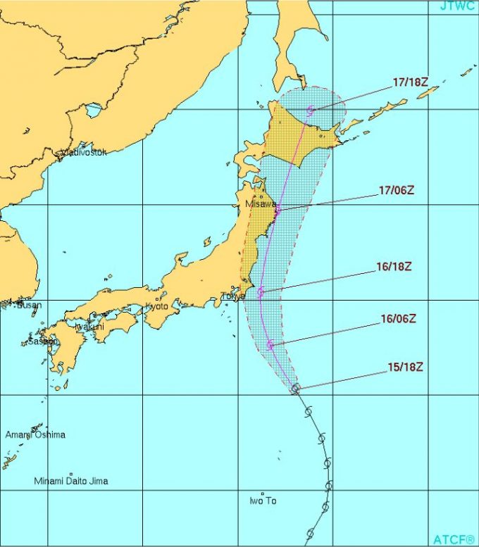 台風7号