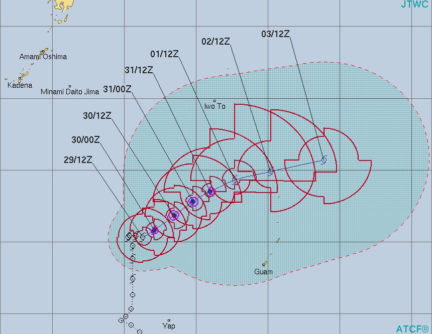 2018年台風3号進路