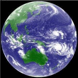 台風３号発生中