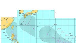 トリプル台風発生