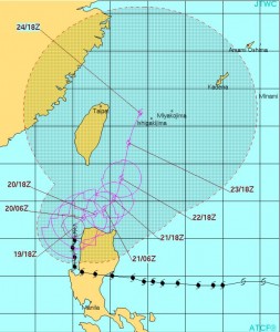 台風24号コップフィリピン直撃