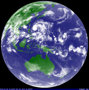 台風1号ニパルタック