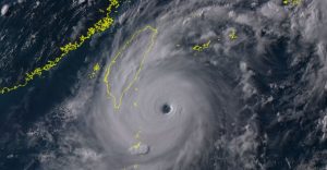 台風1号ニパルタック