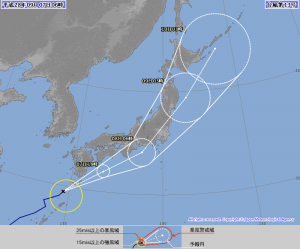 台風13号マーロウ
