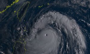 台風14号2016