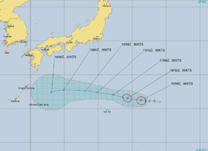 台風7号ヒーゴス発生