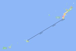 沖縄本島と宮古島の間