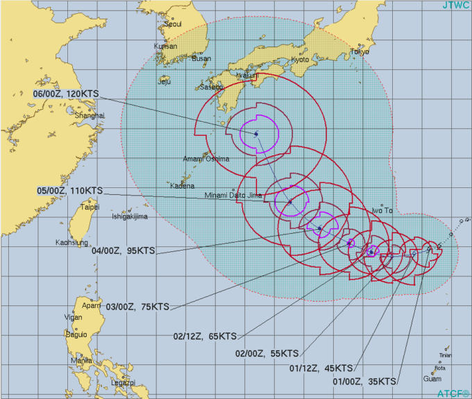 台風９10号ハイシェン