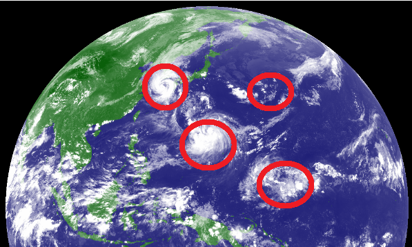 台風10号ハイシェン